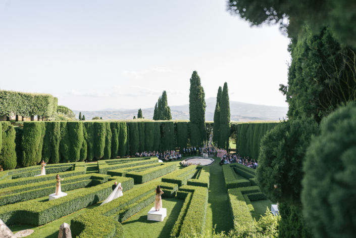 Sofi Design, wedding at la Foce (Tuscany)