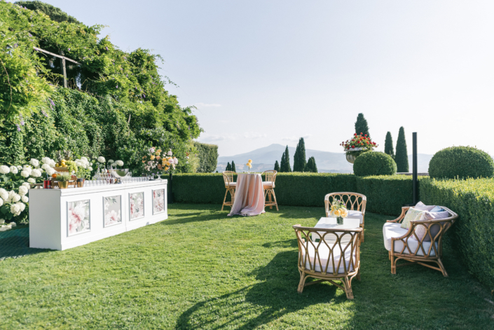 Sofi Design, wedding at la Foce (Tuscany)